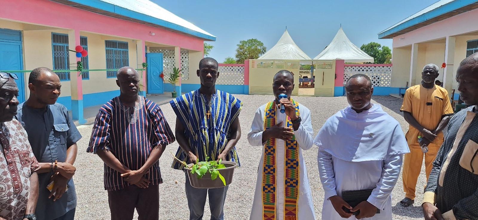 Blessing of new Kindergarten block, Presentation School, Bolgatanga, Ghana