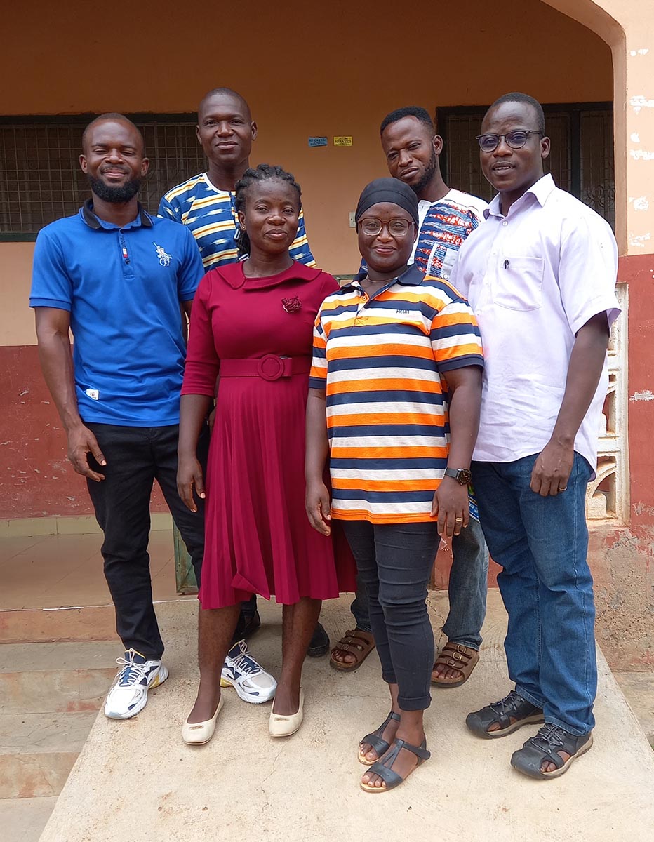 BR. JOHN DORGBADZI WITH LEADERS OF HAIN ERAC UNIT